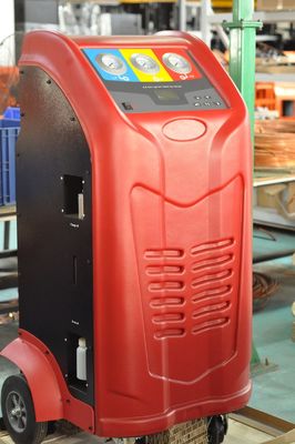 Backlit R134a AC Recovery Machine Vacuum Pump Dengan Kondensor