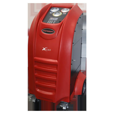 Mesin Pemulihan AC Otomotif Red X530 8HP Dengan Kondensor Kipas R134a