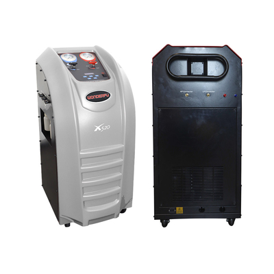 Mesin Pemulihan Refrigeran AC ABS 80kg Abu-abu Dengan Layar LCD