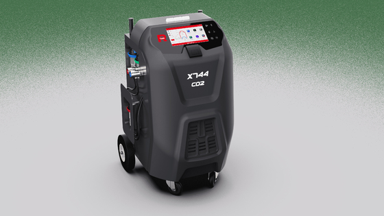 Dark Grey X744 Otomotif AC Refrigerant Recovery Machine Untuk R744